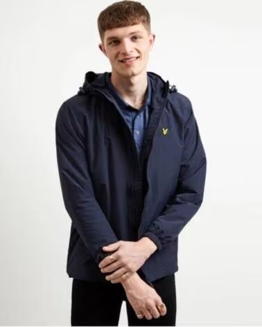 LYLE & SCOTT VESTE ZIPPÉE À CAPUCHE DARK NAVY