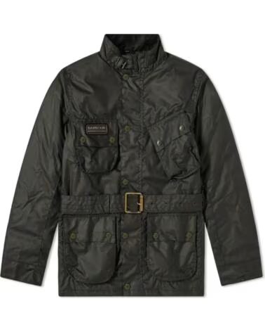 BARBOUR INTERNATIONAL NEW SL GEWACHSTE JACKE SAGE GREEN