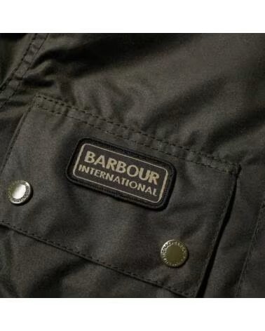 BARBOUR INTERNATIONAL NEW SL GEWACHSTE JACKE SAGE GREEN