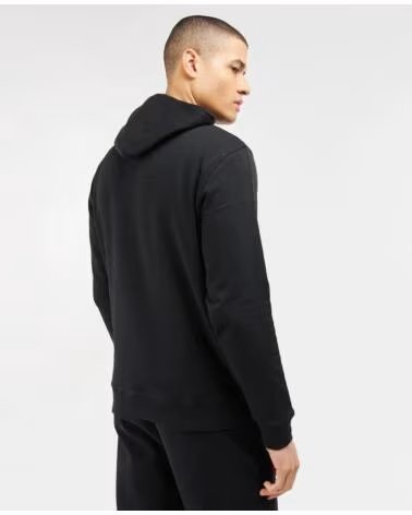 FELPA CON CAPPUCCIO BARBOUR INTERNATIONAL POP OVER NERA BLACK