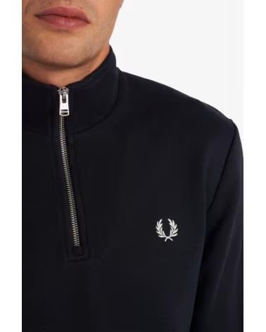 SWEAT-SHIRT HALF ZIP FRED PERRY NAVY