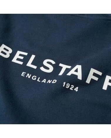 BELSTAFF SUDADERA CON CAPUCHA BELSTAFF 1924 DARK INK OFF WHITE NAVY