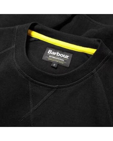 BARBOUR INTERNATIONAL ESSENTIAL CREW SWEATSHIRT NEGRO BLACK