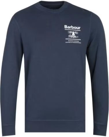 BARBOUR REED CREW SWEATSHIRT NAVY