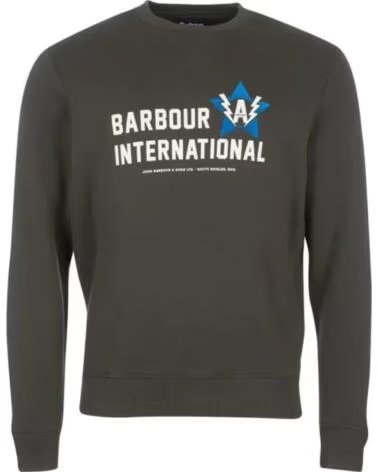 SUDADERA BARBOUR INTERNATIONAL LEGACY A7 FOREST GREY