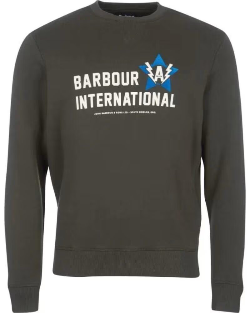 SUDADERA BARBOUR INTERNATIONAL LEGACY A7 FOREST GREY