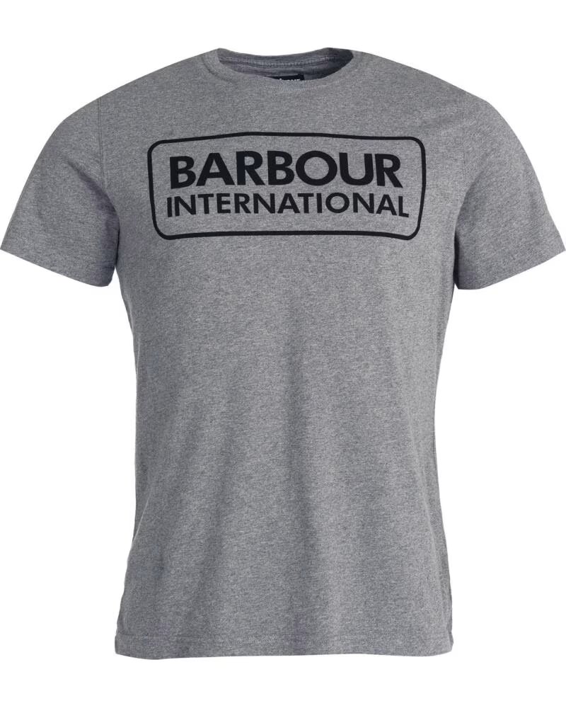 T-SHIRT BARBOUR INTERNATIONAL ESSENTIAL LARGE LOGO ANTRACITE GREY
