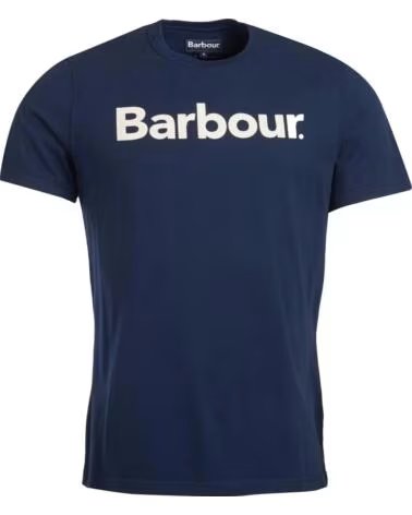 CAMISETA DE MANGA CORTA BARBOUR LOGO NAVY