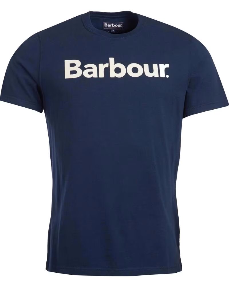 CAMISETA DE MANGA CORTA BARBOUR LOGO NAVY