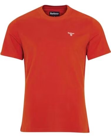 BARBOUR T-SHIRT SPORTS PAPRIKA ORANGE