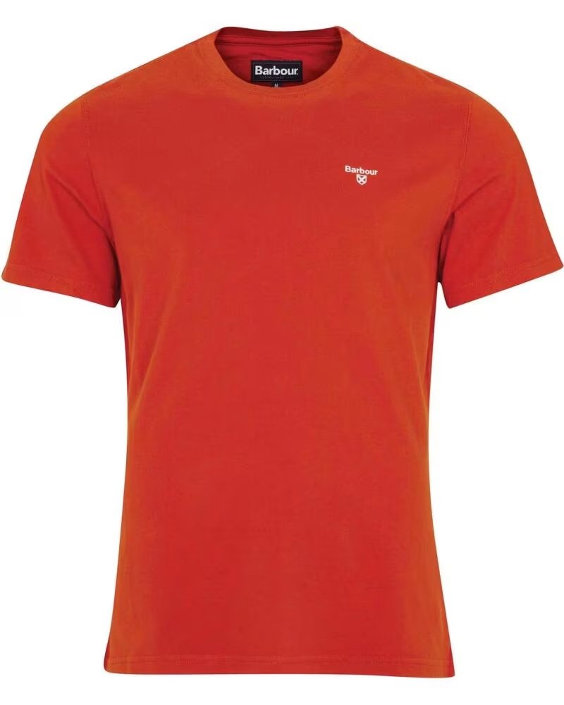 BARBOUR T-SHIRT SPORTS PAPRIKA ORANGE