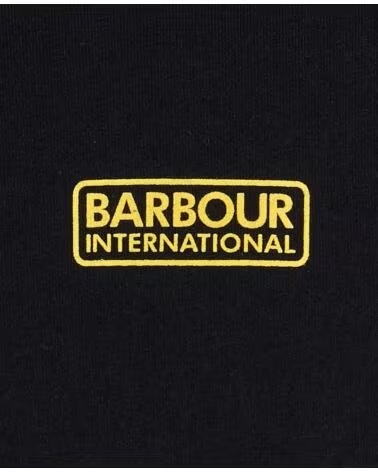 BARBOUR INTERNATIONAL ESSENTIAL SMALL LOGO T-SHIRT BLACK