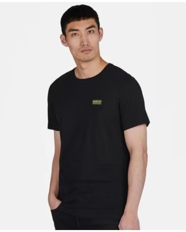 BARBOUR INTERNATIONAL ESSENTIAL SMALL LOGO T-SHIRT BLACK