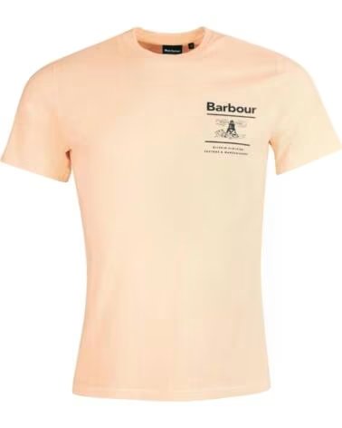 CAMISETA BARBOUR CHANONRY CORAL SANDS ORANGE