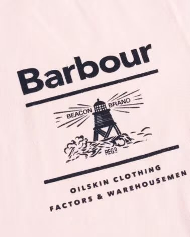 T-SHIRT BARBOUR CHANONRY ROSE CLAIR LIGHT PINK