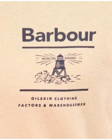 CAMISETA BARBOUR CHANONRY CORAL SANDS ORANGE