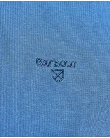 T-SHIRT MANCHES COURTES BARBOUR GARMENT DYED BLEU MARINE NAVY