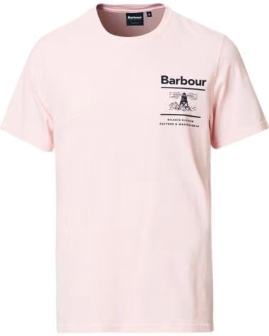 T-SHIRT BARBOUR CHANONRY ROSE CLAIR LIGHT PINK