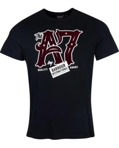T-SHIRT BARBOUR INTERNATIONAL LEGACY A7 BLACK