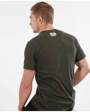 BARBOUR INTERNATIONAL ARCHIVE A7 T-SHIRT VERDE ESCURO DARK GREEN