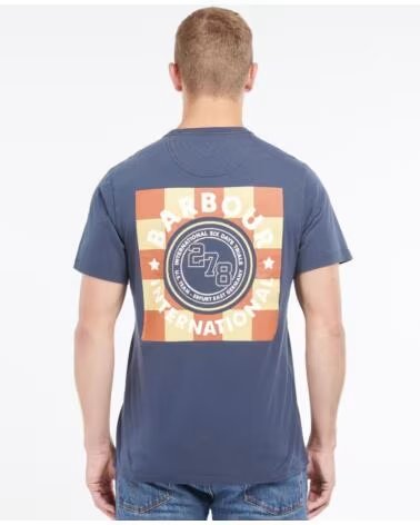 BARBOUR INTERNATIONAL SMQ VICTOR T-SHIRT NAVY