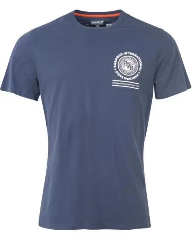 BARBOUR INTERNATIONAL SMQ VICTOR T-SHIRT NAVY