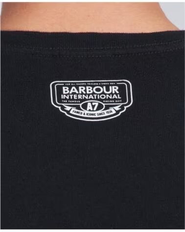 T-SHIRT BARBOUR INTERNATIONAL LEGACY A7 BLACK