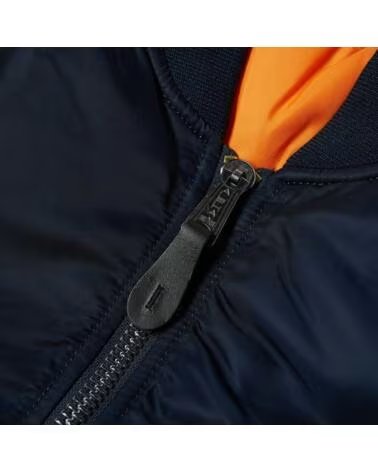 ALPHA INDUSTRIES VESTE BOMBER CLASSIC MA-1 BLEU MARINE NAVY