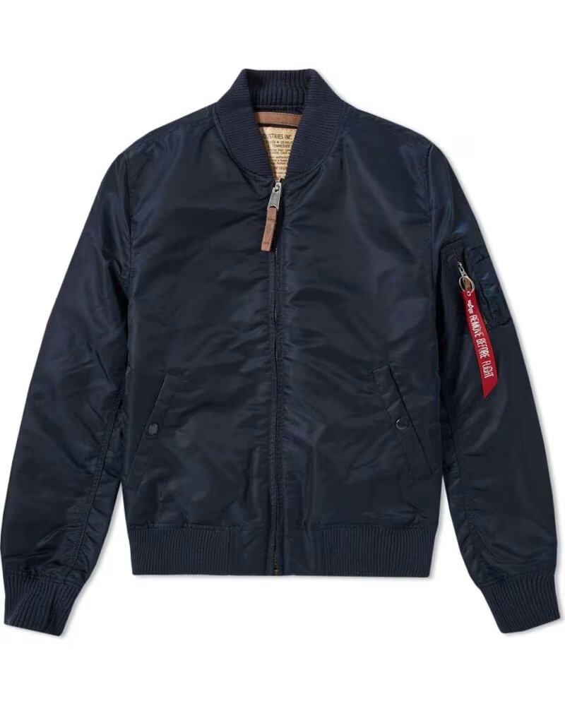 ALPHA INDUSTRIES CASACO BOMBER MA-1 VF 59 REP BLUE NAVY