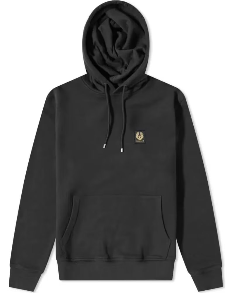 SWEATSHIRT COM CAPUZ BELSTAFF PRETA BLACK