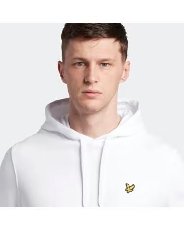 LYLE & SCOTT KAPUZENPULLOVER WEISS WHITE