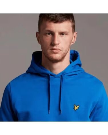 LYLE & SCOTT SWEAT À CAPUCHE BRIGHT BLUE ROYAL