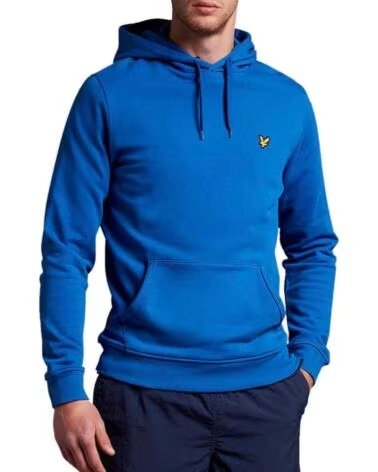LYLE & SCOTT SWEAT À CAPUCHE BRIGHT BLUE ROYAL