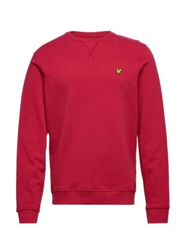 LYLE & SCOTT SUDADERA HOMBRE CUELLO REDONDO TUNNEL RED