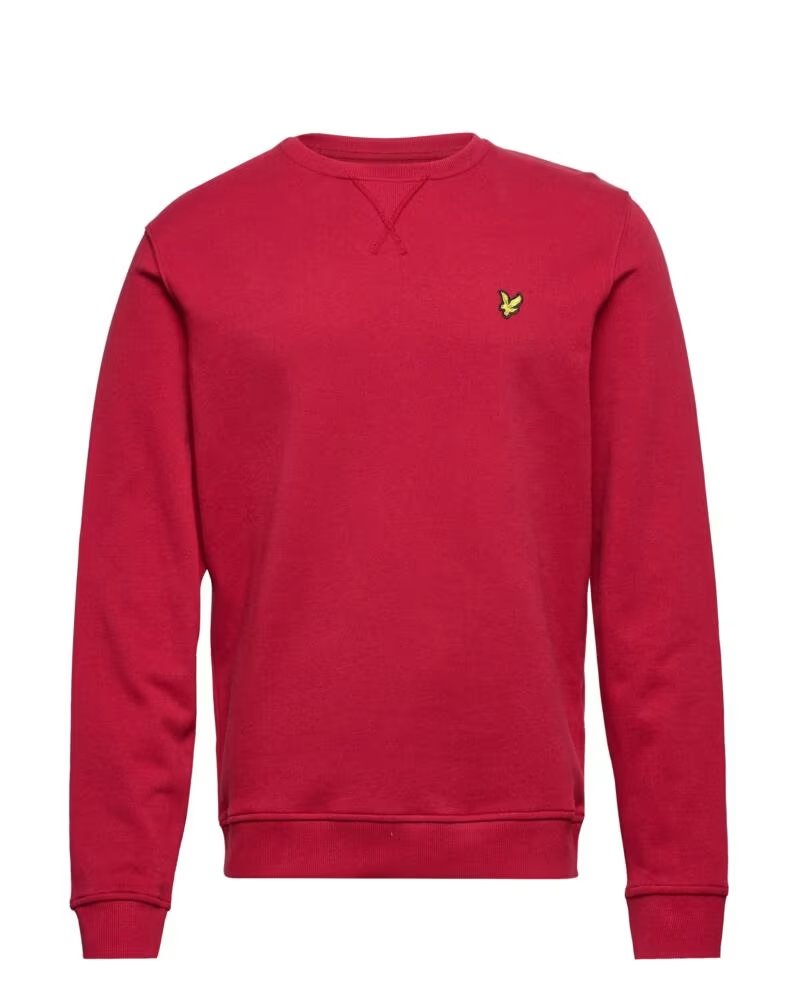 LYLE & SCOTT SUDADERA HOMBRE CUELLO REDONDO TUNNEL RED