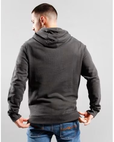 LYLE SCOTT FELPA CON CAPPUCCIO GRIGIO GUNMETAL GREY