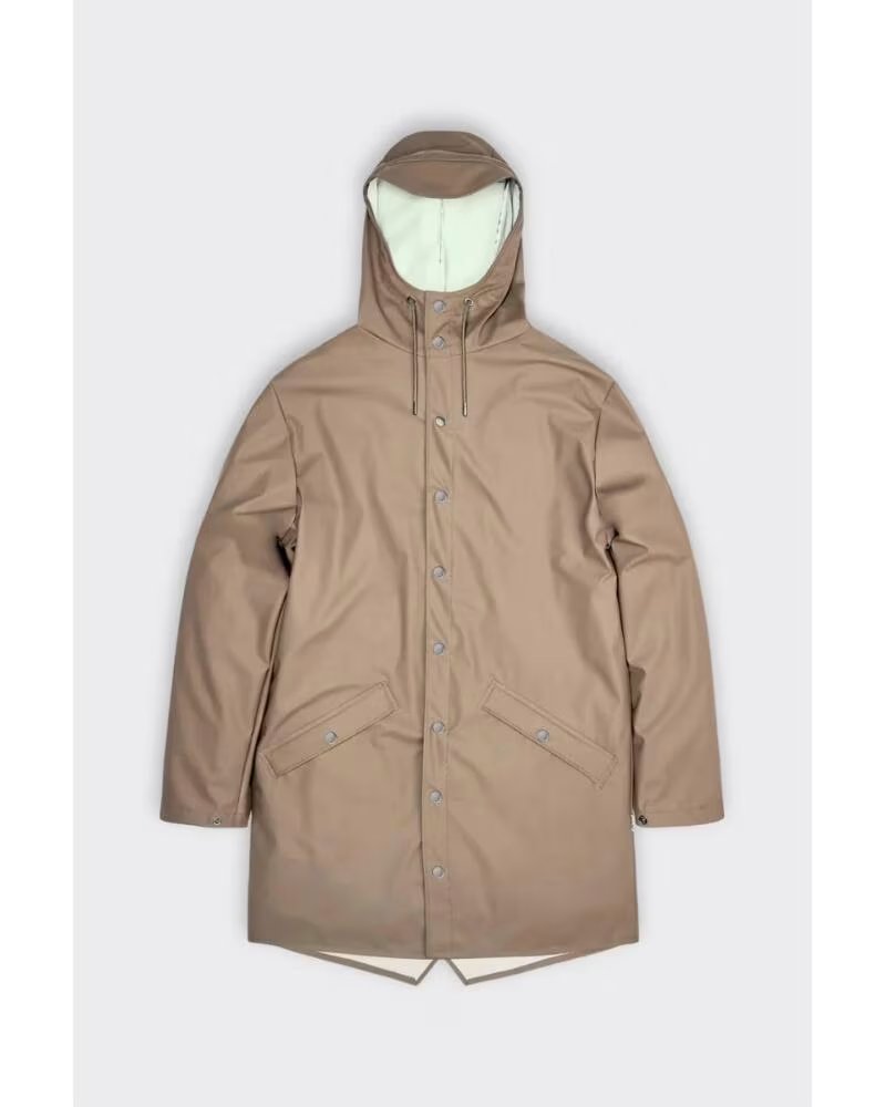 RAINS JACKET 12020 TAUPE BROWN