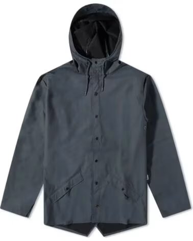 RAINS JACKET 12010 SLATE REGENJACKE GREY