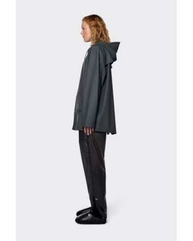 RAINS JACKET 12010 SLATE REGENJACKE GREY