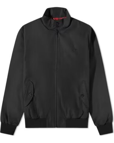 FRED PERRY MADE IN ENGLAND HARRINGTON JACKE BLACK