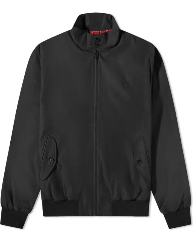 FRED PERRY MADE IN ENGLAND HARRINGTON JACKE BLACK