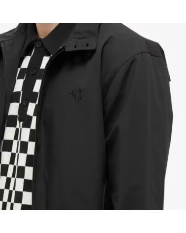 FRED PERRY MADE IN ENGLAND HARRINGTON JACKE BLACK