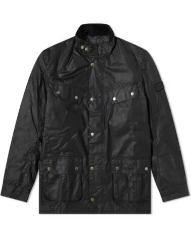 CASACO ENCERADO BARBOUR INTERNATIONAL DUKE BLACK