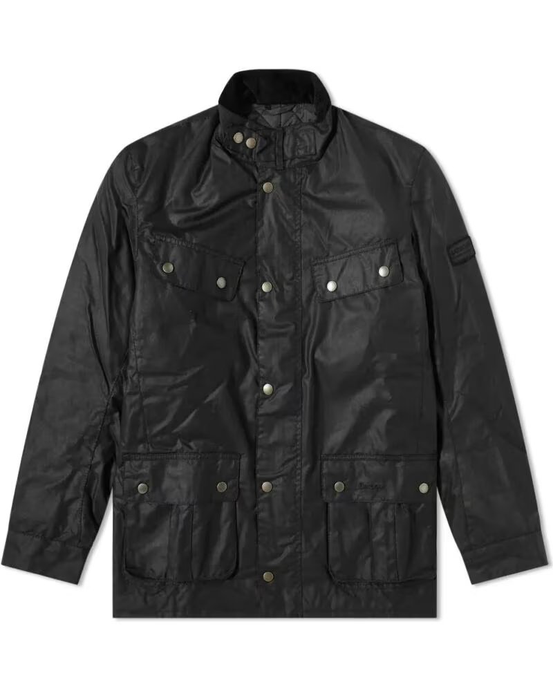 CASACO ENCERADO BARBOUR INTERNATIONAL DUKE BLACK