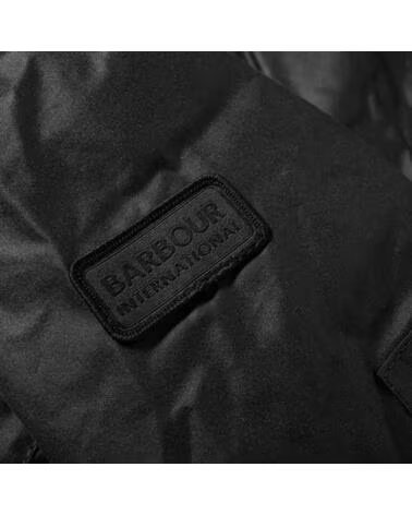 CASACO ENCERADO BARBOUR INTERNATIONAL DUKE BLACK