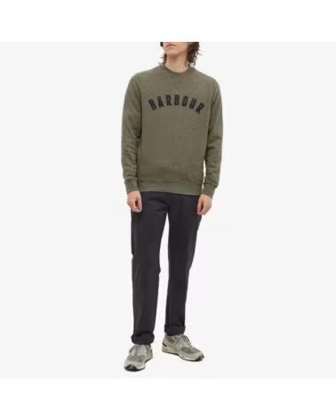 SUDADERA DEBSON CON CUELLO REDONDO SAGE GREEN