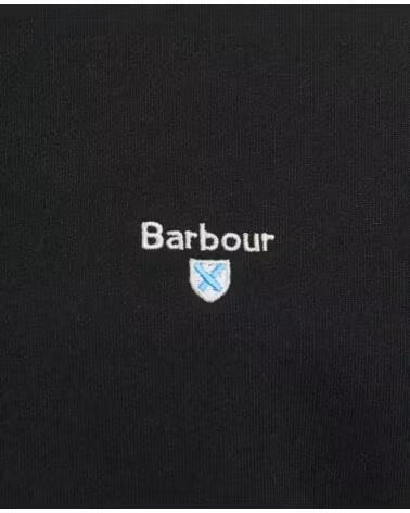 BARBOUR PULL ROTHLEY HALF ZIP NOIR BLACK