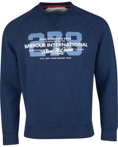 BARBOUR INTERNATIONAL SMQ MARSHALL SWEAT-SHIRT NAVY