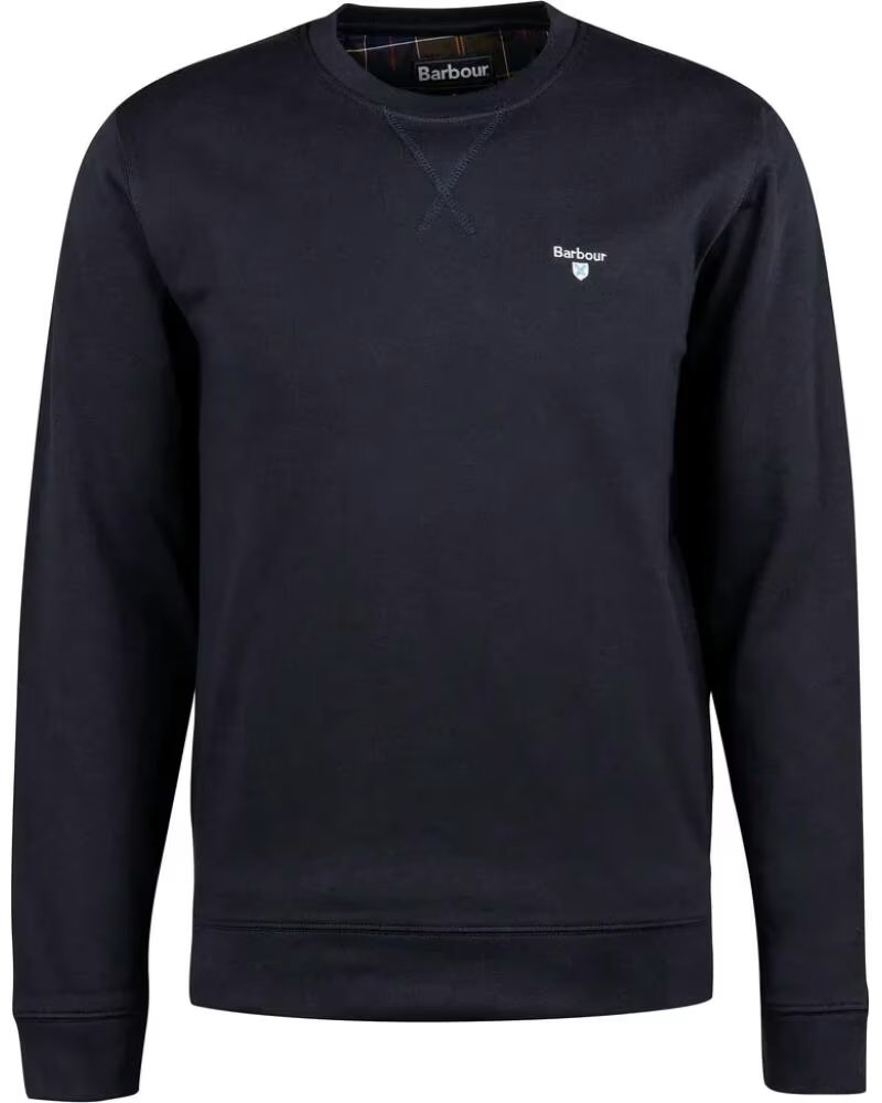 SWEAT-SHIRT BARBOUR RIDSDALE À COL ROND BLEU MARINE NAVY