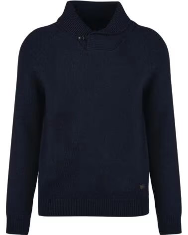 BARBOUR GURNARD DOCK SCHALKRAGEN SWEATSHIRT NAVY